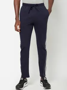 Sporto Navy Blue & Grey Striped Track Pants