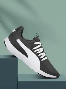 Puma Men Charcoal Grey & White Ealing Running Shoes