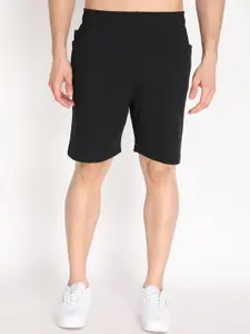 CHKOKKO Men Black Outdoor Sports Shorts