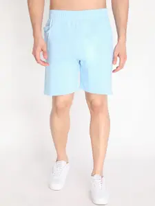 CHKOKKO Men Blue Outdoor Shorts