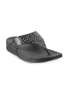 Mochi Men Black Comfort Sandals