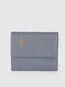 Baggit Women Blue Three Fold Wallet