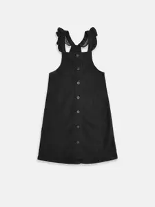 Pantaloons Junior Girls Black A-Line Dress