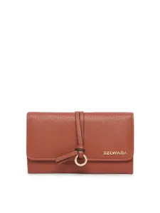 Belwaba Women Brown PU Card Holder