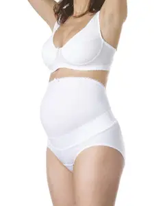 Chicco Women White Solid Maternity Tummy & Thigh Shaper