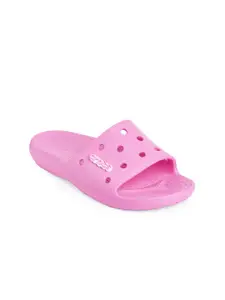 Crocs Pink Croslite Sliders