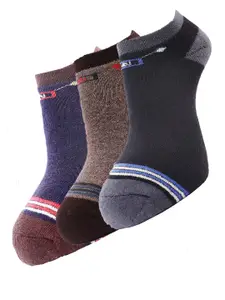 Dollar Socks Men Pack Of 3 Assorted Cotton Ankle Length Socks