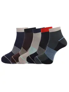 Dollar Socks Men Pack Of 5 Assorted Cotton Ankle Length Socks