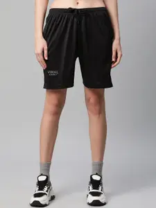 VIMAL JONNEY Women Black Sports Shorts