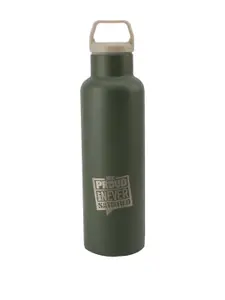 HOOM Green & Grey Printed Stainless Steel Water Bottle
