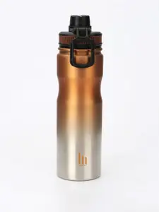 HOOM Copper-Toned & Silver-Toned Solid Hyde Vacuum Insulated Stainless Steel Water Bottle