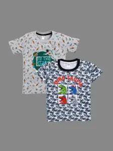 Nottie Planet Boys Pack Of 2 Pure Cotton T-shirts