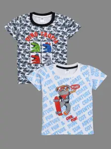 Nottie Planet Boys Pack Of 2 Pure Cotton T-shirts