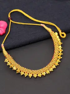 PANASH Gold-Toned Copper Gold-Plated Choker Necklace