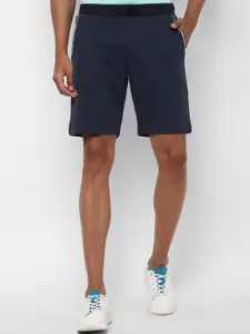 Allen Solly Tribe Men Navy Blue Slim Fit Sports Shorts