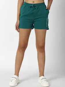 FOREVER 21 Women Green Shorts