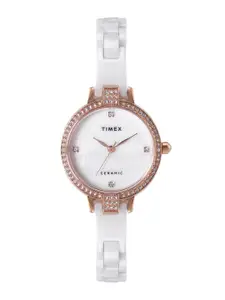 Timex Women Bracelet Style Straps Analogue Watch TWEL15700