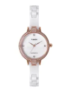 Timex Women Bracelet Style Straps Analogue Watch TWEL15700