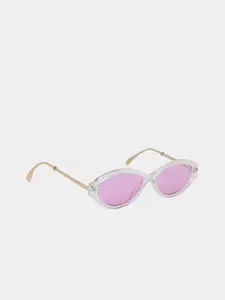 20Dresses Women Transparent Oval Sunglasses