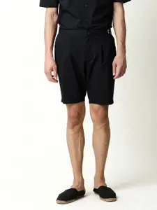 RARE RABBIT Men Osaka Slim Fit Mid-Rise Cotton Shorts