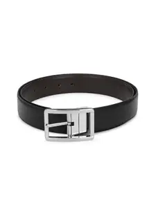 thickskin Men Black Textured PU Belt