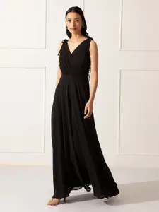 20Dresses Black Georgette Maxi Dress
