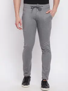 NEVA Men Grey Solid Track Pants