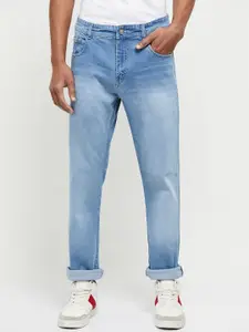 max Men Blue Heavy Fade Stretchable Jeans