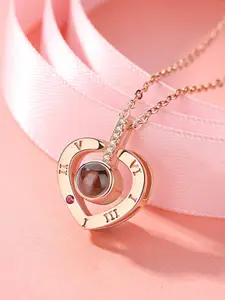 YouBella Rose Gold Gold-Plated Necklace