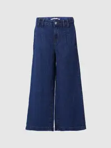 KIDS ONLY Girls Blue Flared High-Rise Jeans