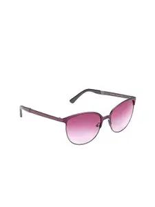 GIO COLLECTION Women Purple Lens Aviator Sunglasses with UV Protected Lens GL5064C13
