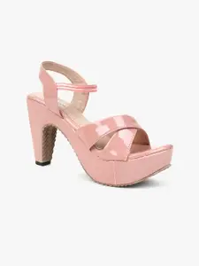 Glitzy Galz Women Pink Platform Heels