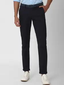 Van Heusen Sport Men Navy Blue Slim Fit Trousers