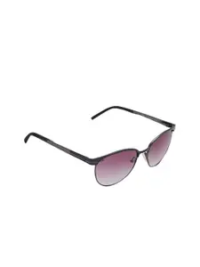 GIO COLLECTION Women Violet & Black Aviator Sunglasses with UV Protected Lens GL5061C03