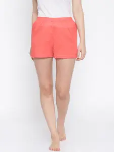 Clt.s Coral Pink Lounge Shorts S48