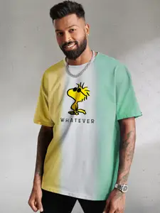 The Souled Store Peanuts: Whatever Multicolor Oversized T-Shirts