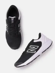 New Balance Women Black & White Woven Design Running Shoes