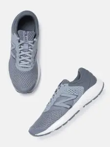 New Balance Men Charcoal Grey 420 Woven Design Running Shoes