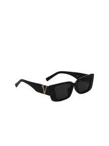 Creature Women Black Lens & Black Cateye Sunglasses with UV Protected Lens SUN-063-BLK-BLK