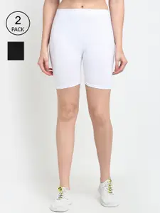 Jinfo Women Black Cycling Sports Shorts