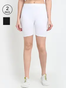 Jinfo Women Pack Of 2 Cycling Sports Shorts