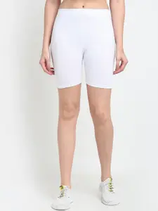 Jinfo Women White Cycling Sports Shorts