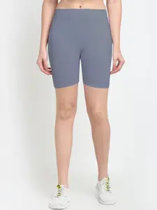 Jinfo Women Grey Cycling Sports Shorts