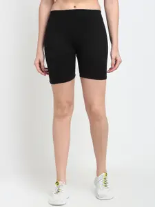 Jinfo Women Black Cycling Sports Shorts