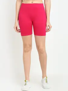 Jinfo Women Pink Cycling Sports Shorts
