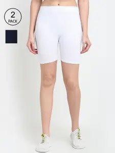 Jinfo Women Pack Of 2 Cycling Sports Shorts