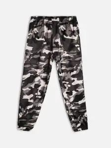 Fashionable multi colour track pant with all over Printed and side pocket in for boys