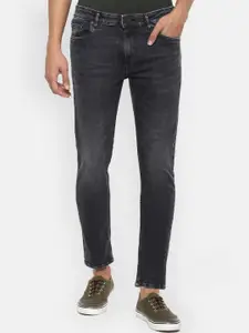 Louis Philippe Jeans Men Grey Slim Fit Light Fade Jeans