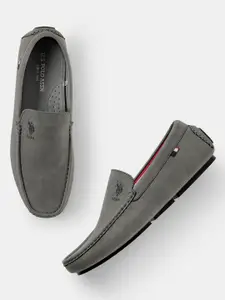 U.S. Polo Assn. Men Grey AARON 3.0 Driving Shoes