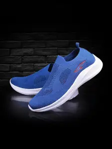 ASIAN Men Turquoise Blue Mesh Running Shoes